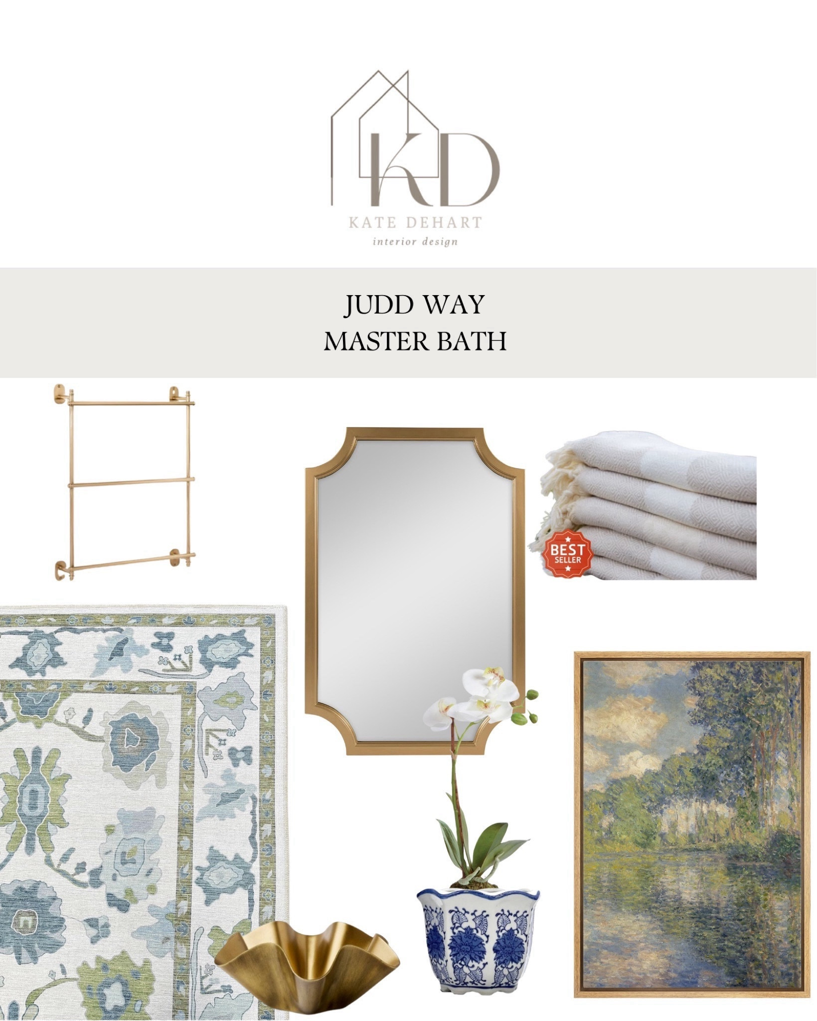 Interior design master bath classic oushak rug Turkish towel 

#LTKsalealert #LTKhome #LTKover40