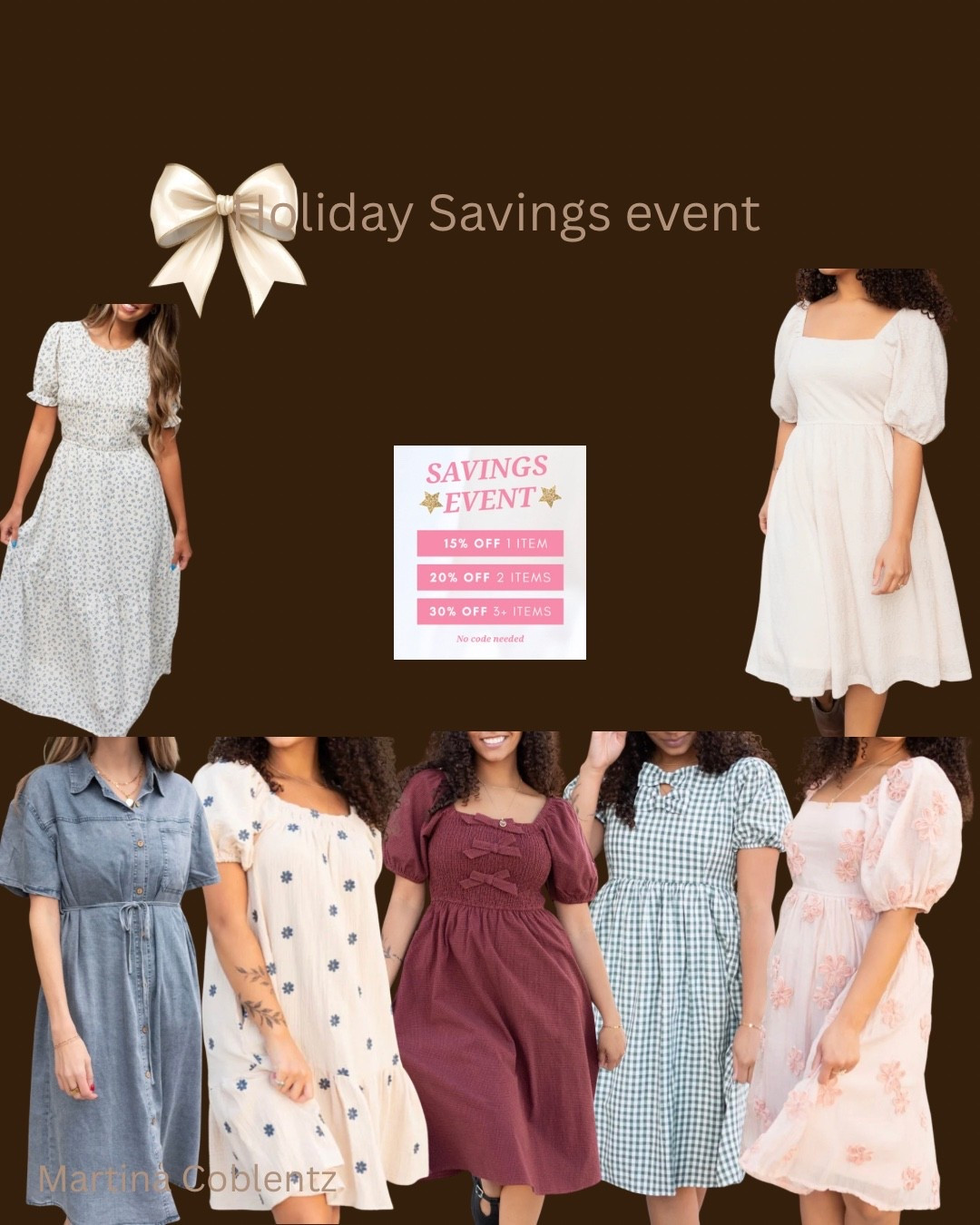 Holiday savings event Sitewide 


•Christmas sale •dresses •modest dress •summer dress •Spring dress •savings 

#LTKSaleAlert #LTKPlusSize #LTKMidsize