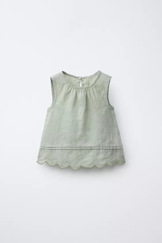 100% LINEN TOP | Zara UK