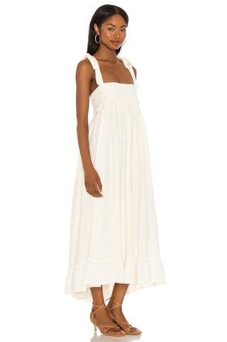 Free People X REVOLVE Gretchen Pinafore Convertible Dress in Gardenia from Revolve.com | Revolve Clothing (Global)