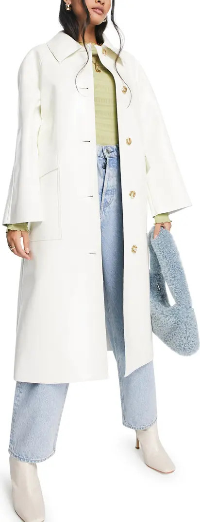 Topshop Vinyl Trench Coat | Nordstrom | Nordstrom