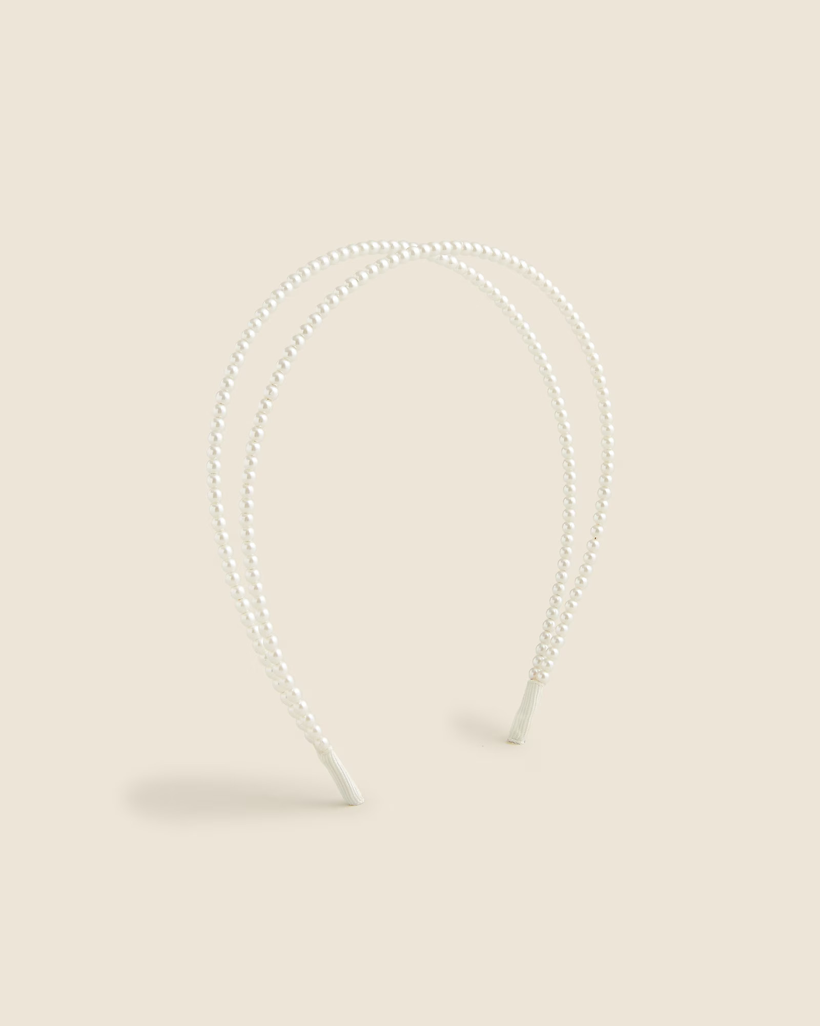 Double pearl headband | J. Crew US