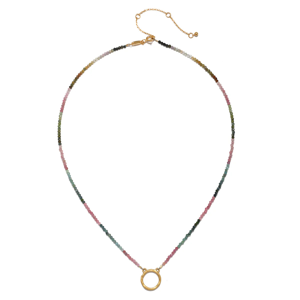16" Tourmaline Charm Necklace | Satya Jewelry