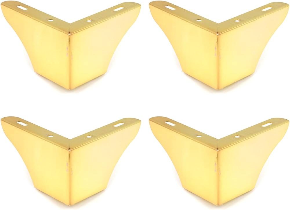 Geesatis 8cm / 3 inch Height Furniture Leg Accessories 4 pcs Furniture Legs Metal Minimalist Desi... | Amazon (US)