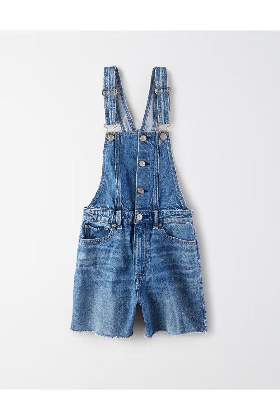 AE Denim Mom Short Overall | American Eagle Outfitters (US & CA)