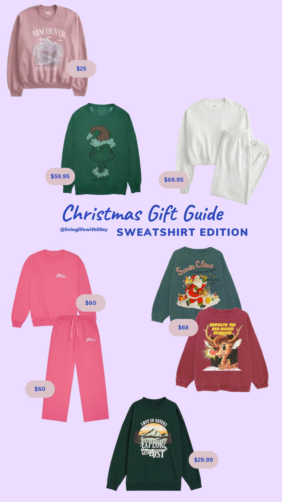 christmas gift guide / sweatshirt editionn

#LTKGiftGuide #LTKfindsunder100 #LTKSeasonal