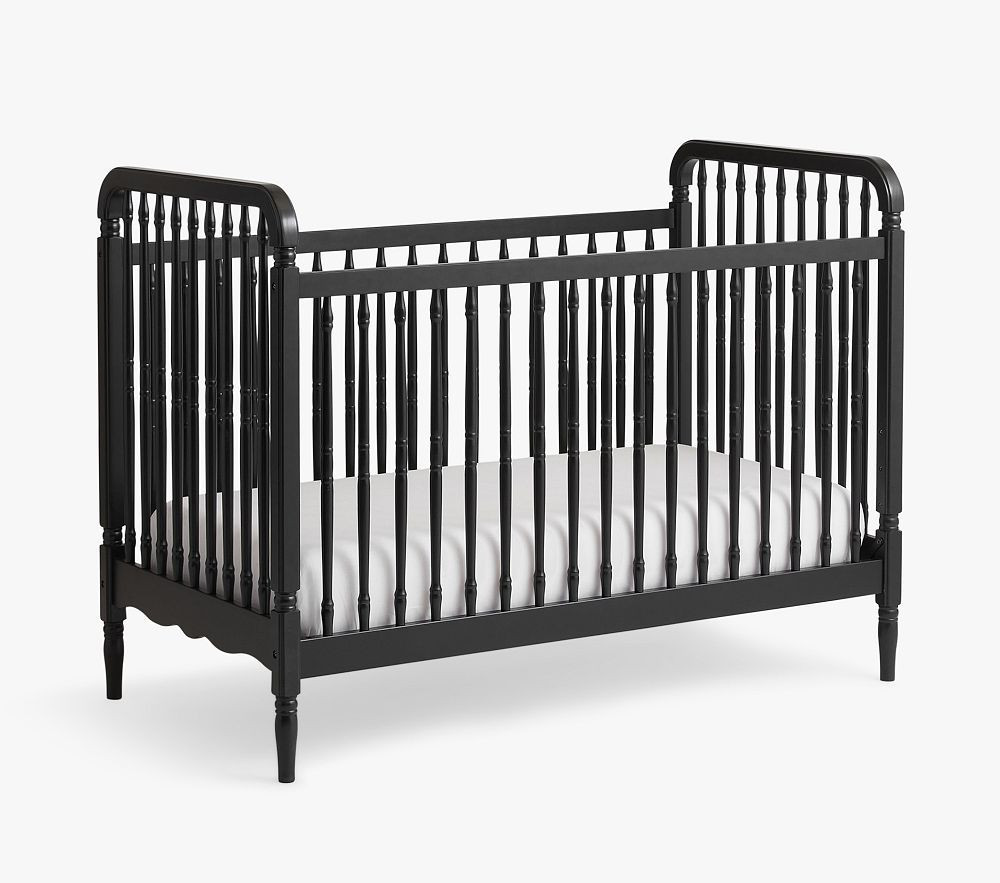 Namesake Liberty 3-in-1 Convertible Crib, Black | Pottery Barn Kids