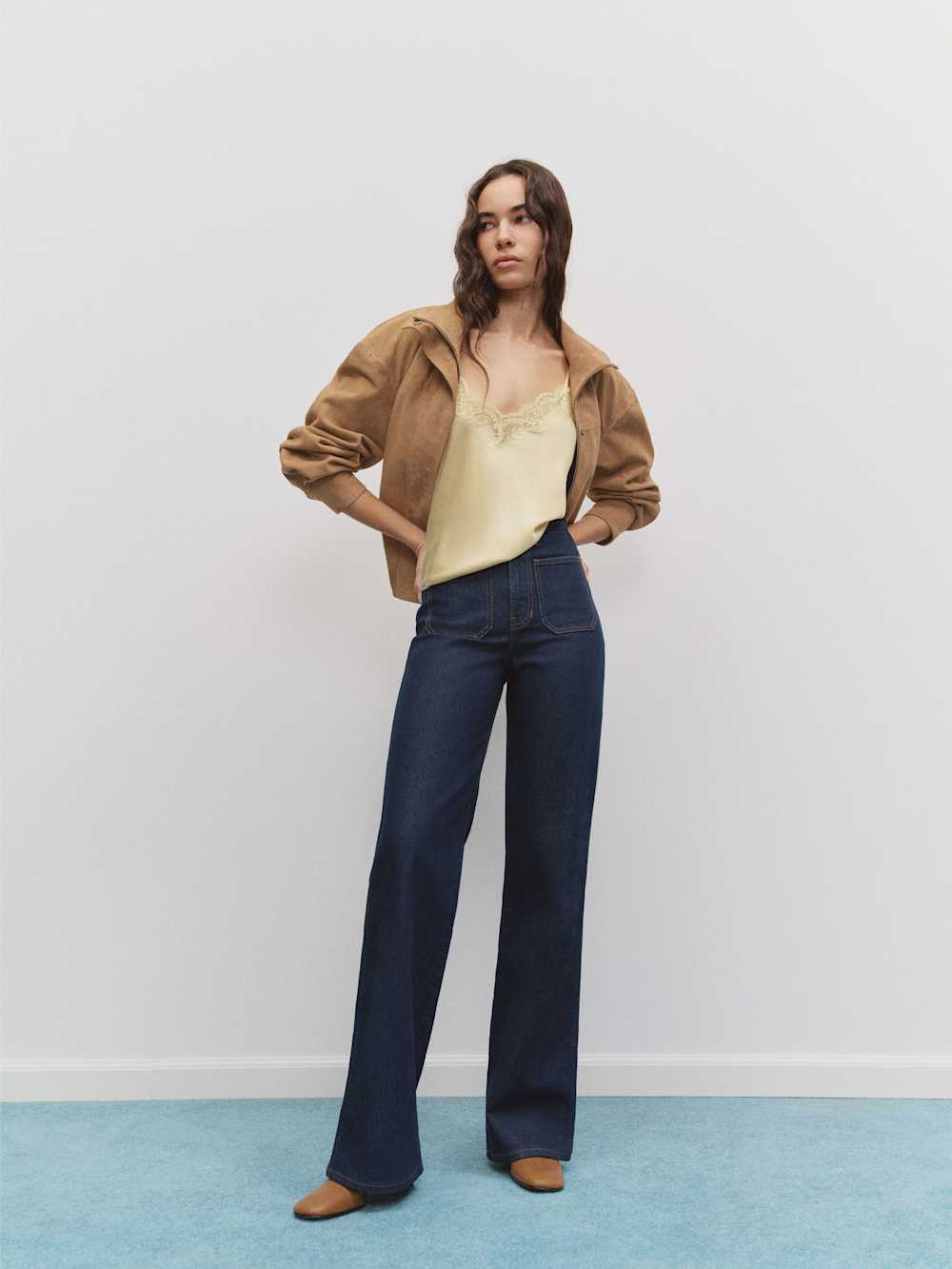 Veda Kendall Suede Jacket | Reformation (Global)
