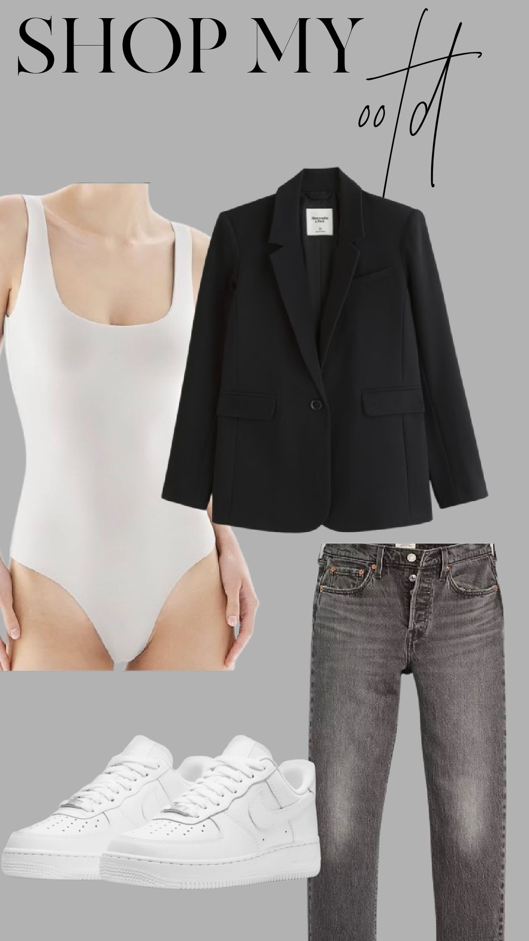 A clean, timeless outfit that always works — structured blazer, classic denim, and white essentials. Effortless, minimal, and perfect for everyday wear.

#LTKShoeCrush #LTKBeauty #LTKStyleTip