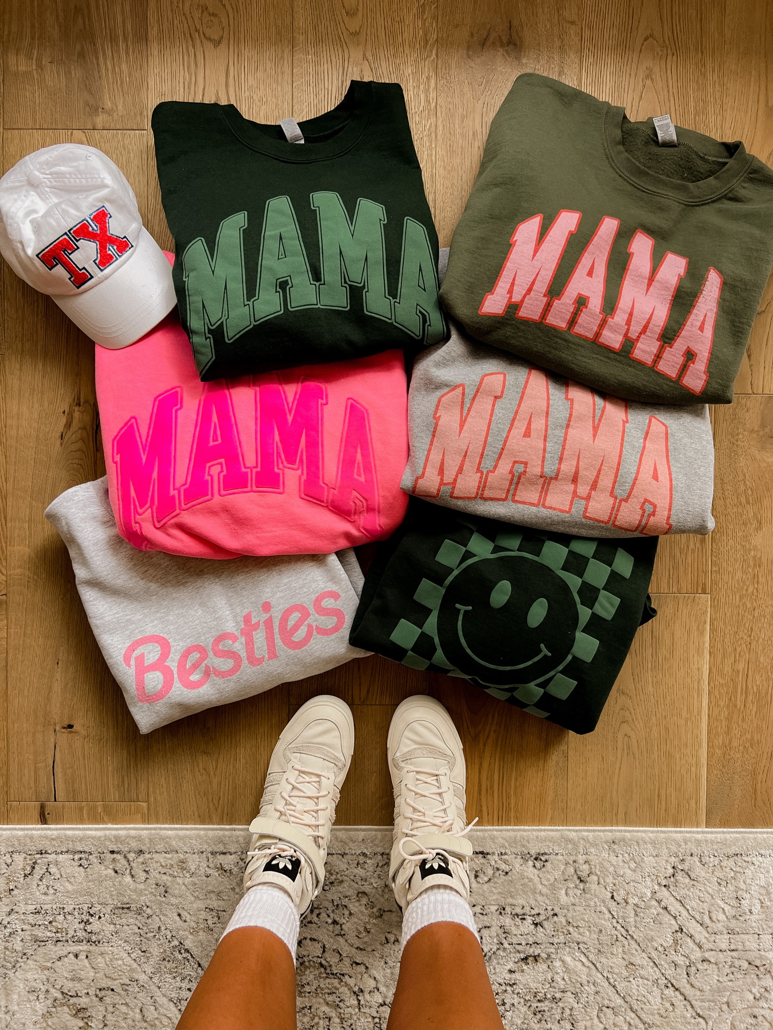 Unite Monograms has the best freaking Sweatshirts!!! I get the XXL. 
CODE NOW: BWC20
Code all the time: BWC10