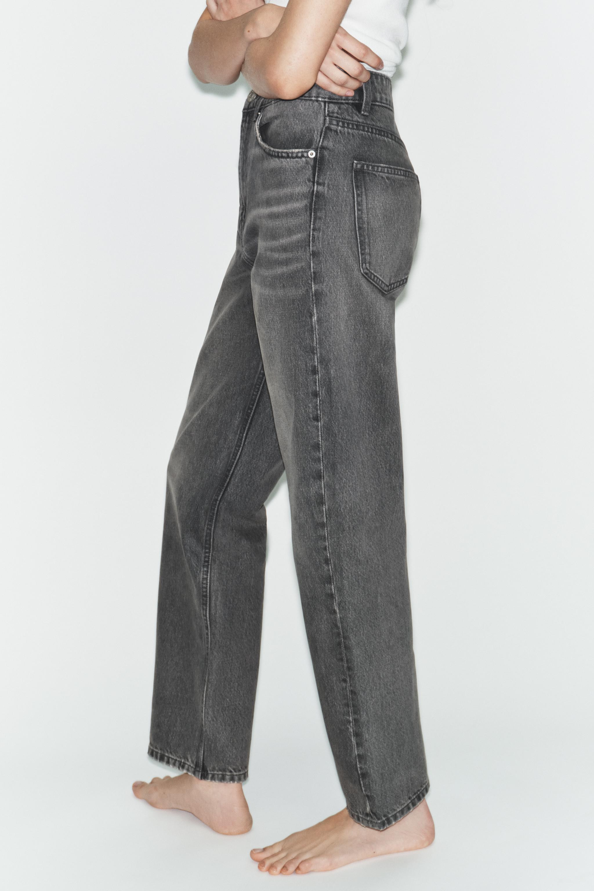 TRF MOM FIT HIGH-WAIST JEANS | Zara UK