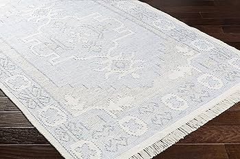 Mark&Day Area Rugs, 5x7 Nakeena Traditional Pale Blue Area Rug, Blue Grey Ivory Carpet for Living... | Amazon (US)