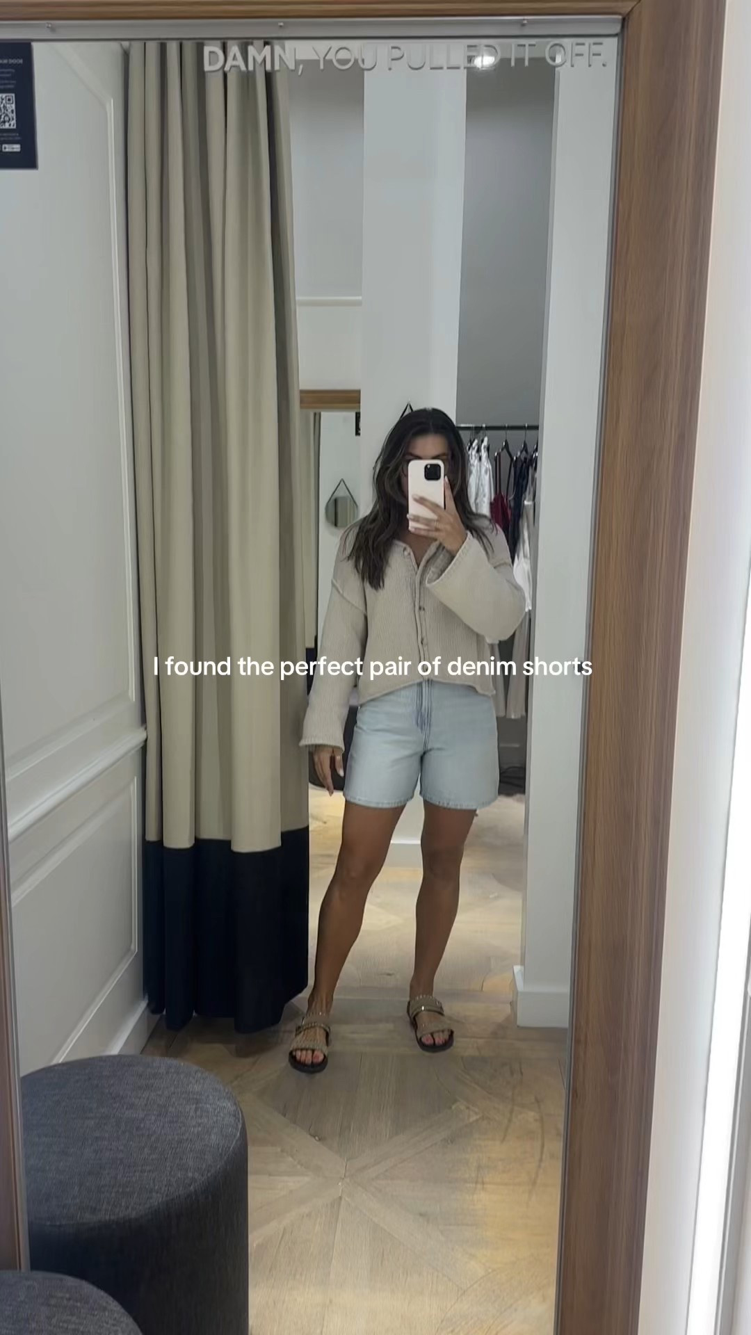 perfect pair of shorts 
 For reference I’m 5’5 and 
I’m wearing a 4/27 in the denim 

#LTKsummer #LTKcanada #LTKfitness