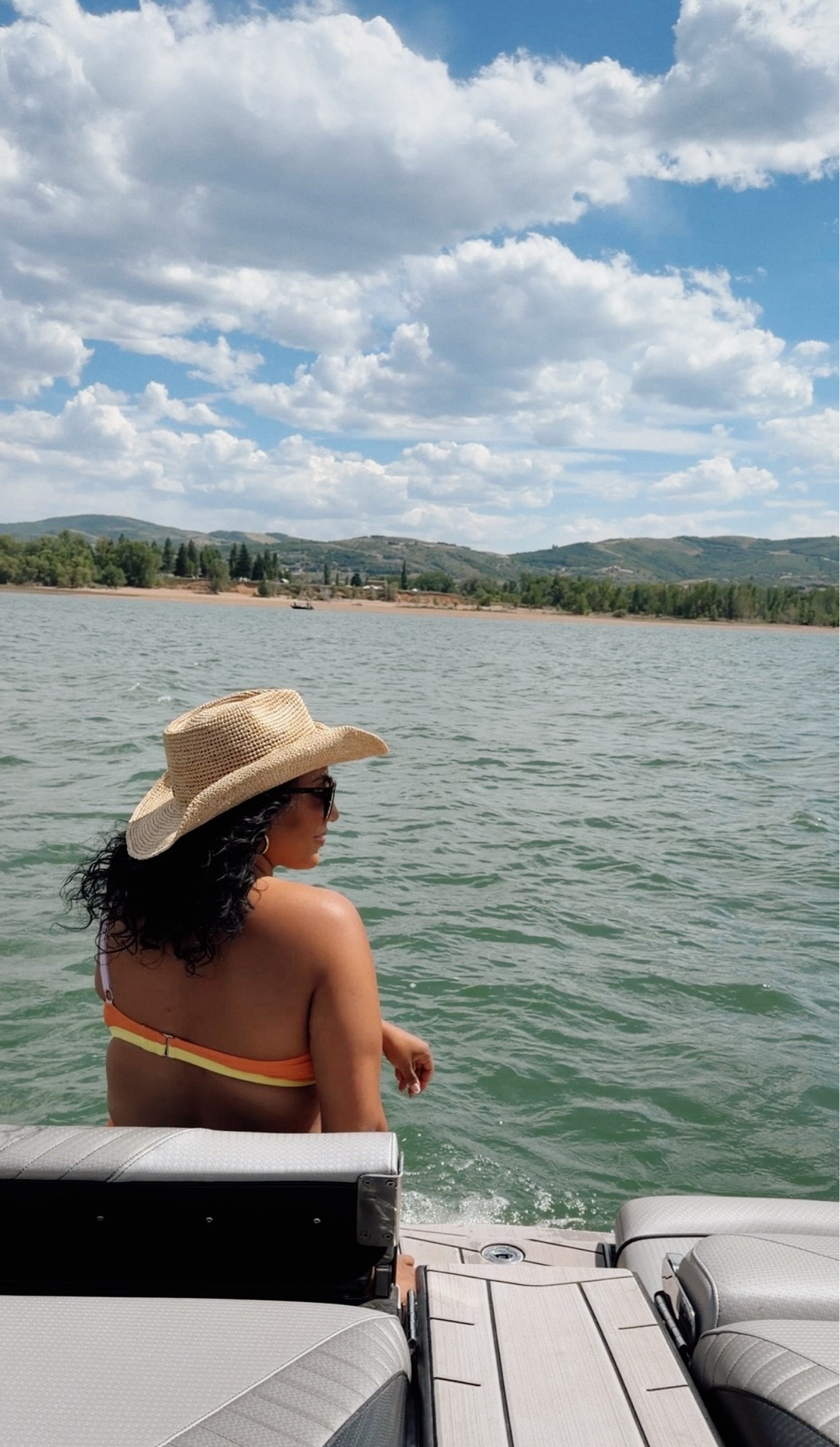 LOVE my new lake hat! Folds however you want to style it! Code: krychele15 for a discount @gigipip

#LTKdayinmylife #LTKSwim #LTKTravel