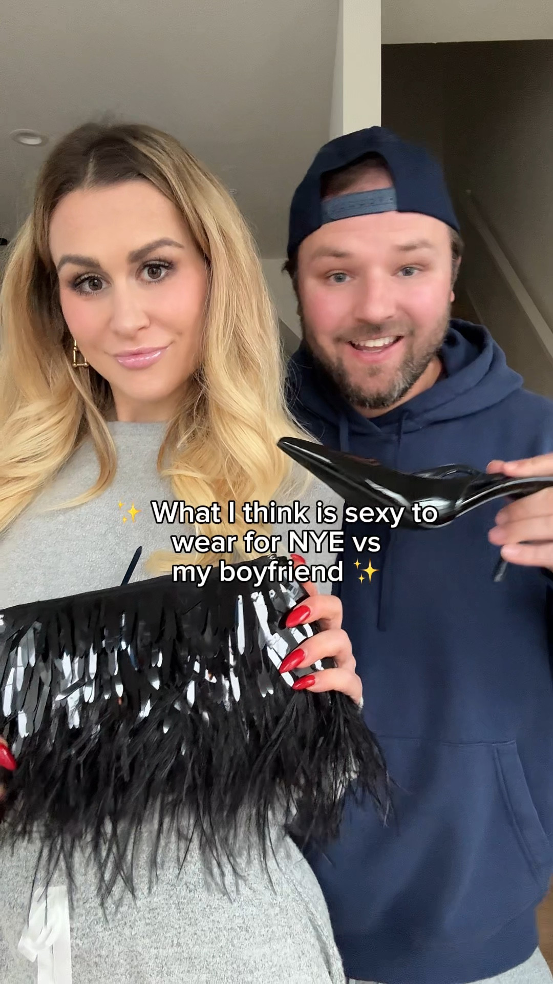 Who has the better outfit for New Year’s Eve? Me or my boyfriend? ✨🤷🏼‍♀️

#LTKSeasonal #LTKHoliday #LTKWatchNow