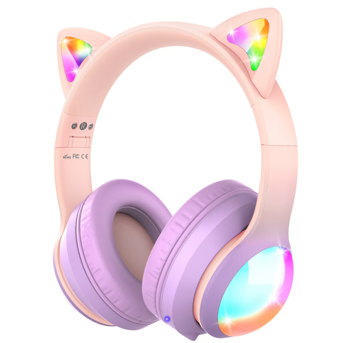 FosPower Kids Headphones Wireless, Kids Bluetooth headphones with Cord, Over Ear Cat Ear Wired He... | Target