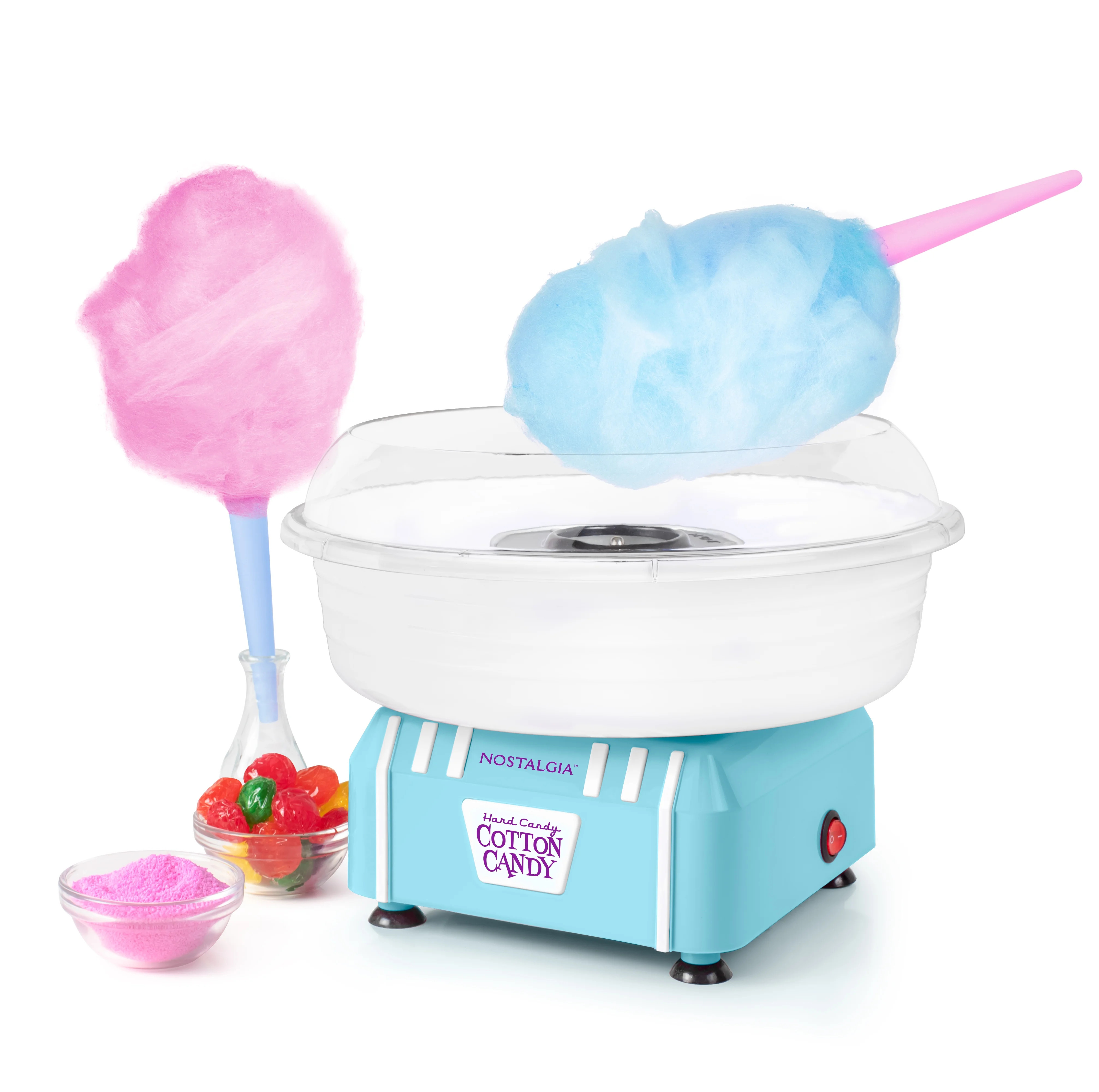 Nostalgia NRPCM25BL Hard Cotton Candy Maker Blue | Walmart (US)