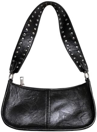 Shoulder Bags for Women Y2k Purse and Handbags Retro Studded Crossbody Bag Small Shoulder Purse L... | Amazon (US)