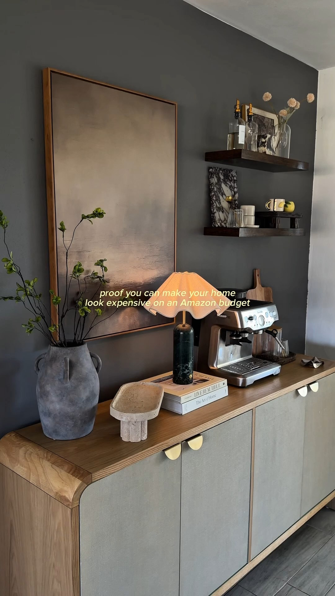 Earthy neutral coffee bar setup and home decor 🌳🧸☕️

#amazonhome #homedecor #coffeenarsetup 

#LTKSaleAlert #LTKHome #LTKFindsUnder50