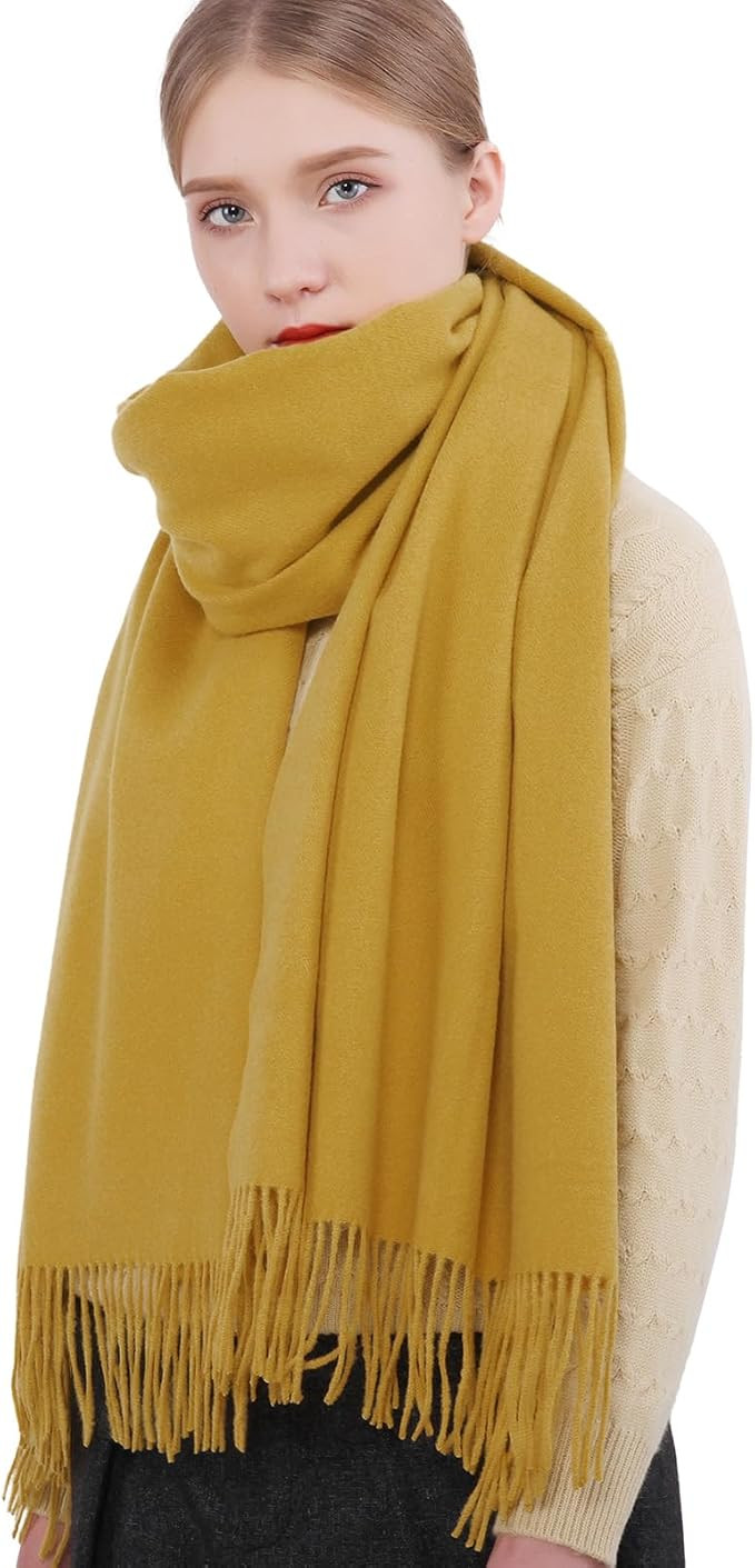 RIIQIICHY Winter Scarfs for Women Pashmina Shawls Wraps for Evening Dresses Large Warm Soft Scarv... | Amazon (US)