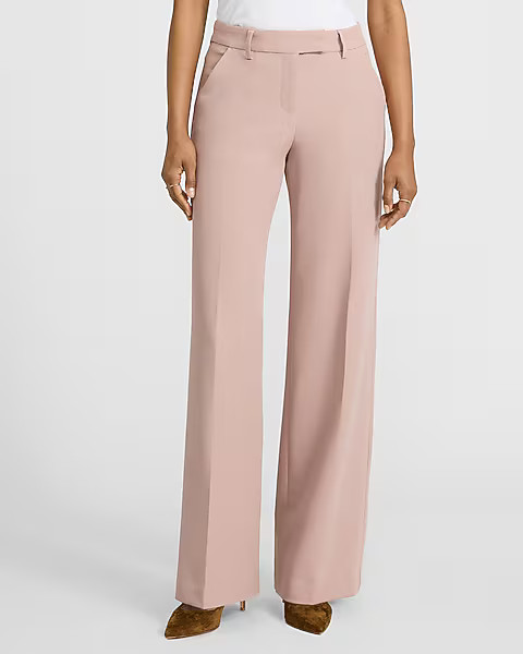 Editor Signature Stretch Mid Rise Trouser Pant | Express