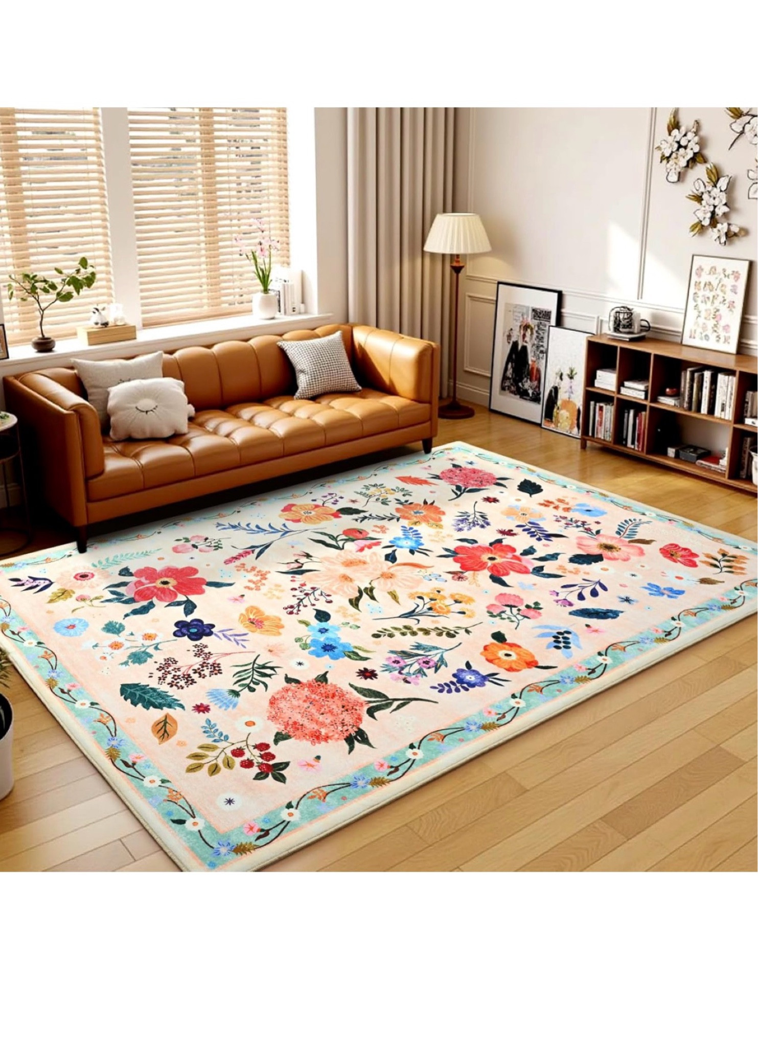 Floral rug 5x7 $24!