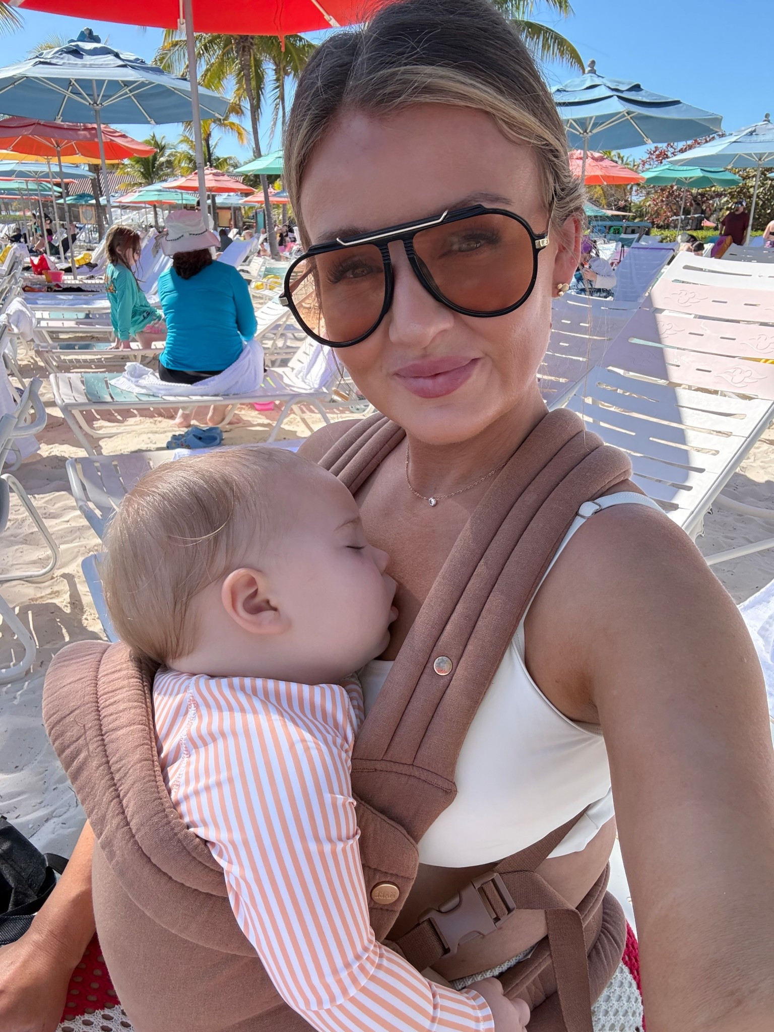 The sunnies and the baby carrier made for the easiest beach day!

#LTKootd #LTKmomlife #LTKTravel