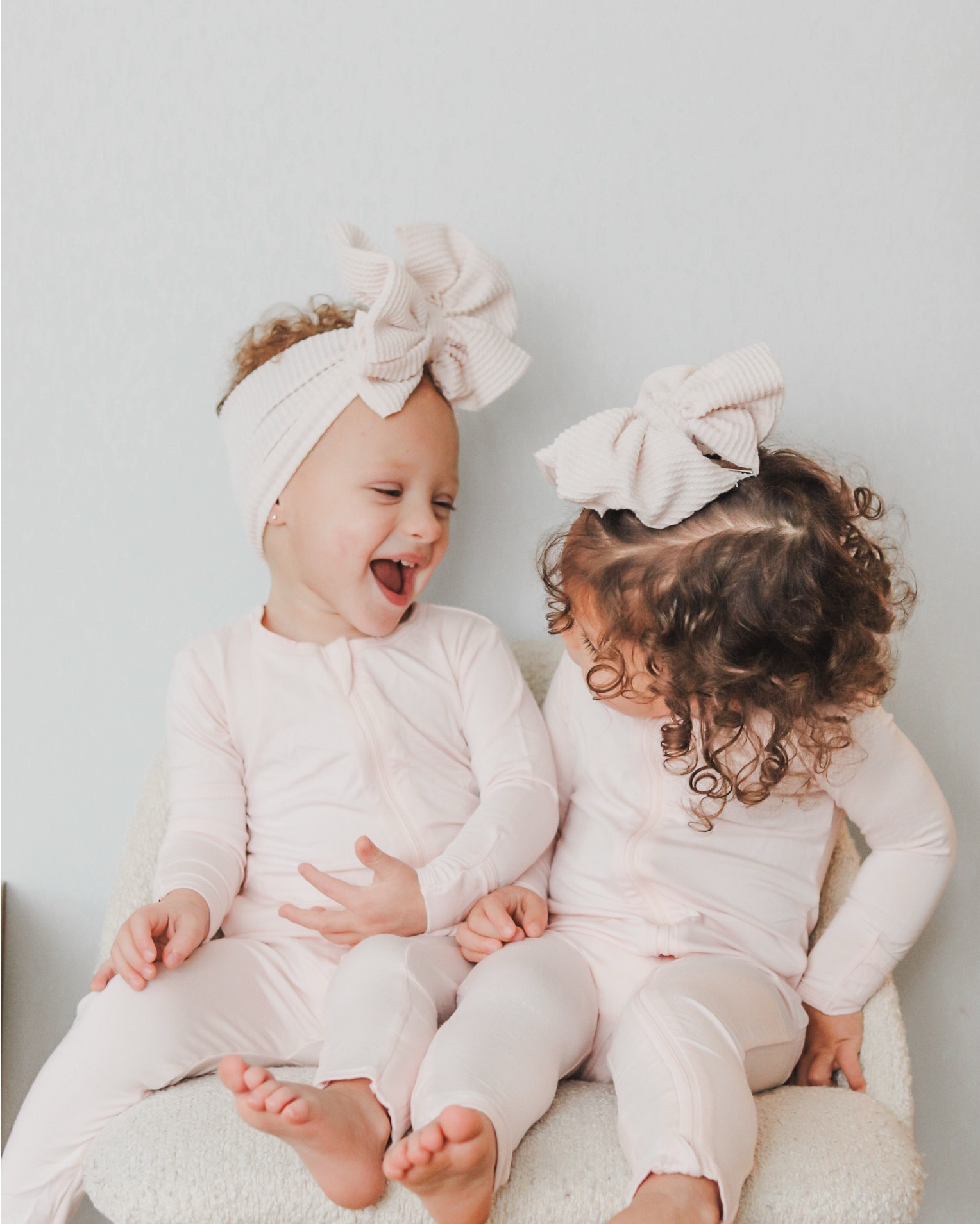 The sweetest duo 🤍 

toddler style | bamboo pajamas | toddler bows | hair bows | pajamas | toddler fashion | kids fashion | ootd | twins | twin toddlers | twin mom 

#LTKBaby #LTKFamily #LTKKids