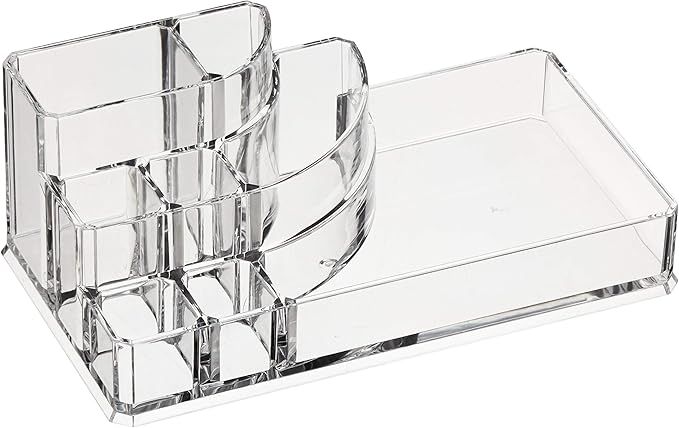 Amazon Basics Square Acrylic Cosmetic Makeup Organizer Storage, Small | Amazon (US)