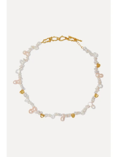 + Pach Tach gold-plated pearl necklace | NET-A-PORTER (UK & EU)