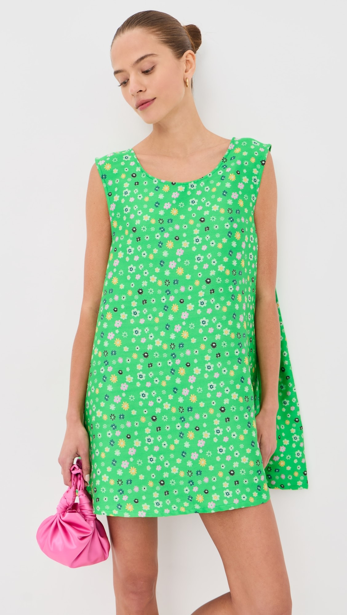 Floral Brocade Pleat Dress | Shopbop