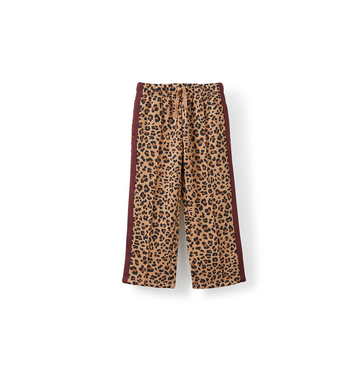 Cotton On Little Girls Sammy Wide Leg Trackpant - Leopard/bordeaux | Macy's