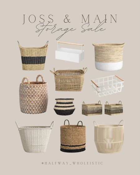 Spring cleaning and organizing? Shop these beautiful storage baskets - on sale now!

#jossandmain #closet #playroom #livingroom #organize 

#LTKsalealert #LTKfindsunder100 #LTKhome