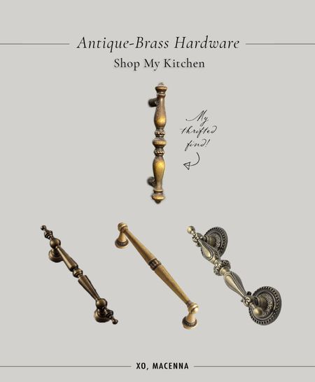 The kitchen makeover is finally done, but it couldn’t have been the same without a good antique brass hardware hunt! Here are some inexpensive options to get the look for you guys! 

#LTKsalealert #LTKhome #LTKFind