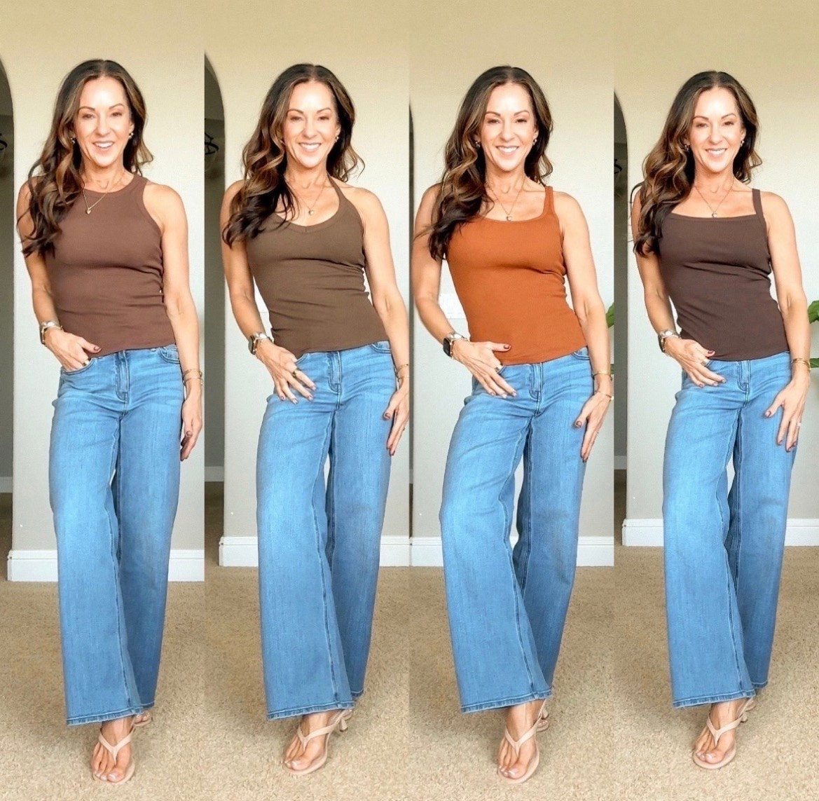 These built in bra tanks are hands down some of my most worn basics. They’re supportive, flattering, and make getting dressed so easy. I paired each style with my favorite petite friendly wide leg jeans for effortless everyday outfits you’ll wear on repeat.

Built in bra tank, shelf bra tank, wide leg jeans, petite friendly jeans, everyday basics, Amazon fashion find, summer outfit ideas, casual chic style, capsule wardrobe, wardrobe essentials, everyday style, EverydayHolly

#LTKPetite #LTKOver40 #LTKootd