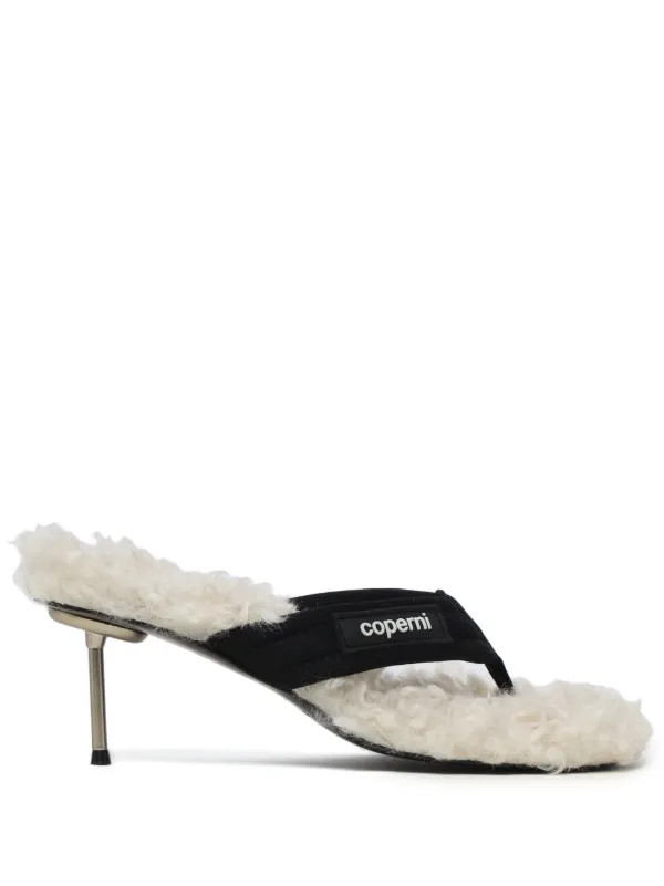 Coperni 55mm logo-appliqué T-bar Sandals - Farfetch | Farfetch Global