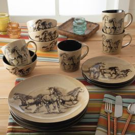 Wild Horses Dinnerware Collection | Rod's Western Palace/ Country Grace