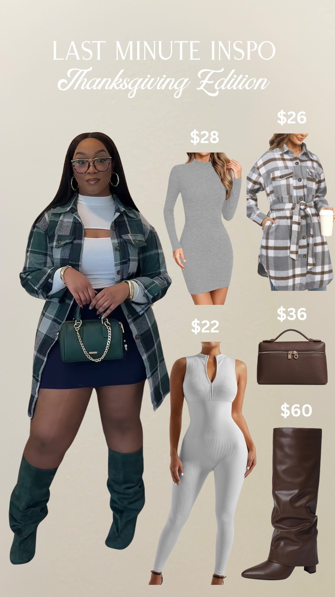 If I were looking for something last minute to wear to Thanksgiving dinner, this would be a possibility. All of these items are via Amazon prime with most having same day delivery 🩷

#LTKHoliday #LTKFindsUnder50 #LTKCyberWeek