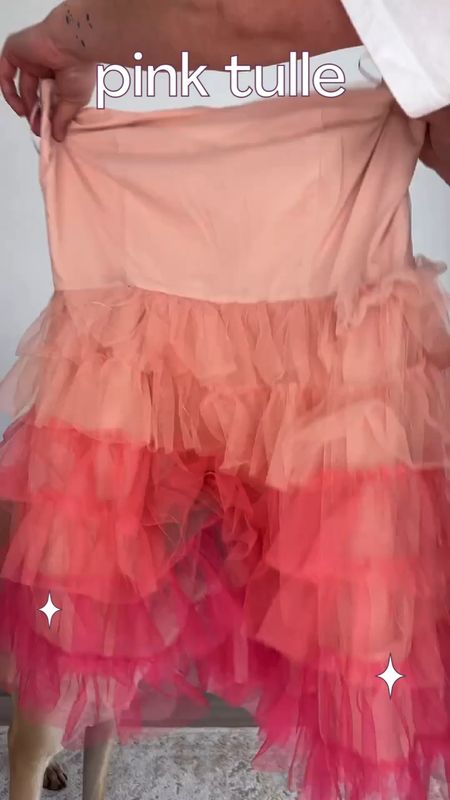 Pink tulle dress - wearing a large

#LTKstyletip #LTKshoecrush #LTKunder100