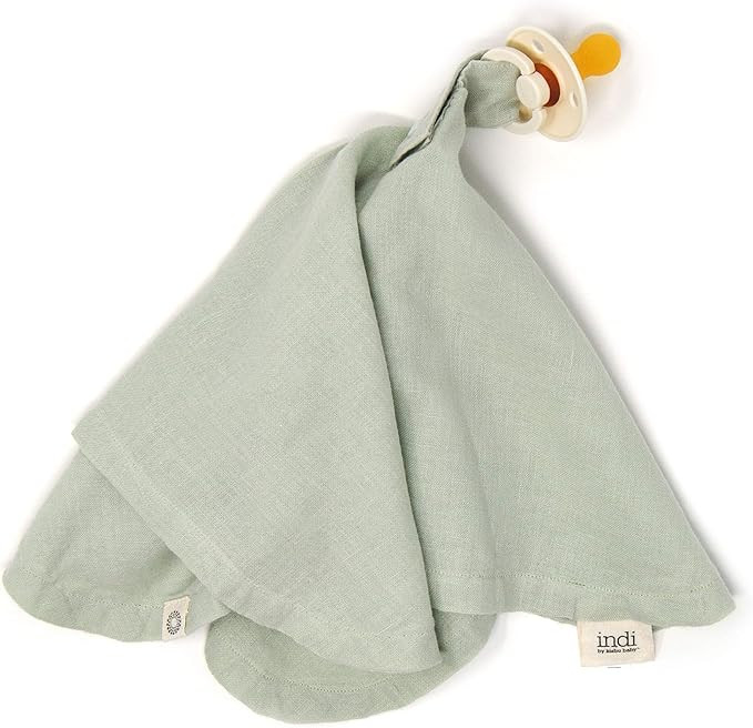 Indi by Kishu Baby - Organic Paci Blanket - Fairtrade & GOTS Certified 100% Organic Cotton Muslin... | Amazon (US)