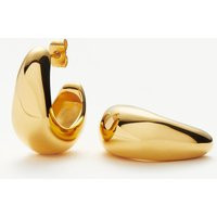 Dome Medium Hoop Earrings | 18k Gold Plated | Missoma US