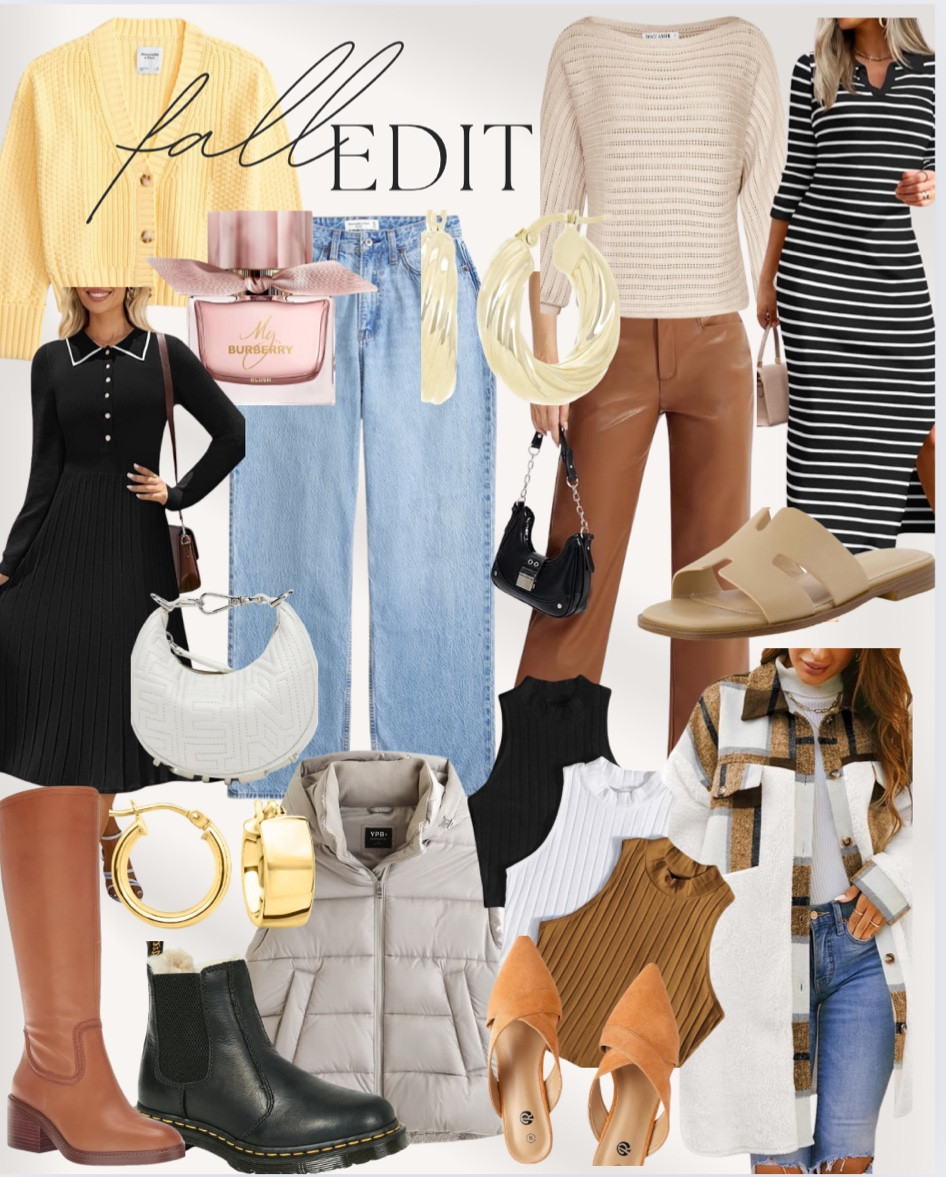 Amazon, amazon fashion, look for less, neutral, travel, fall outfits, teacher outfits, sweaters, button down cardigan, jeans, denim, accessories, earrings,
Hoops, gold earrings, shacket, boots, fragrance, perfume, leather pants, casual maxi dress, mules, womens work clothes, work outfits, dr martens, knee high boots, abercrombie, 

#LTKShoeCrush #LTKSeasonal #LTKFallSale
