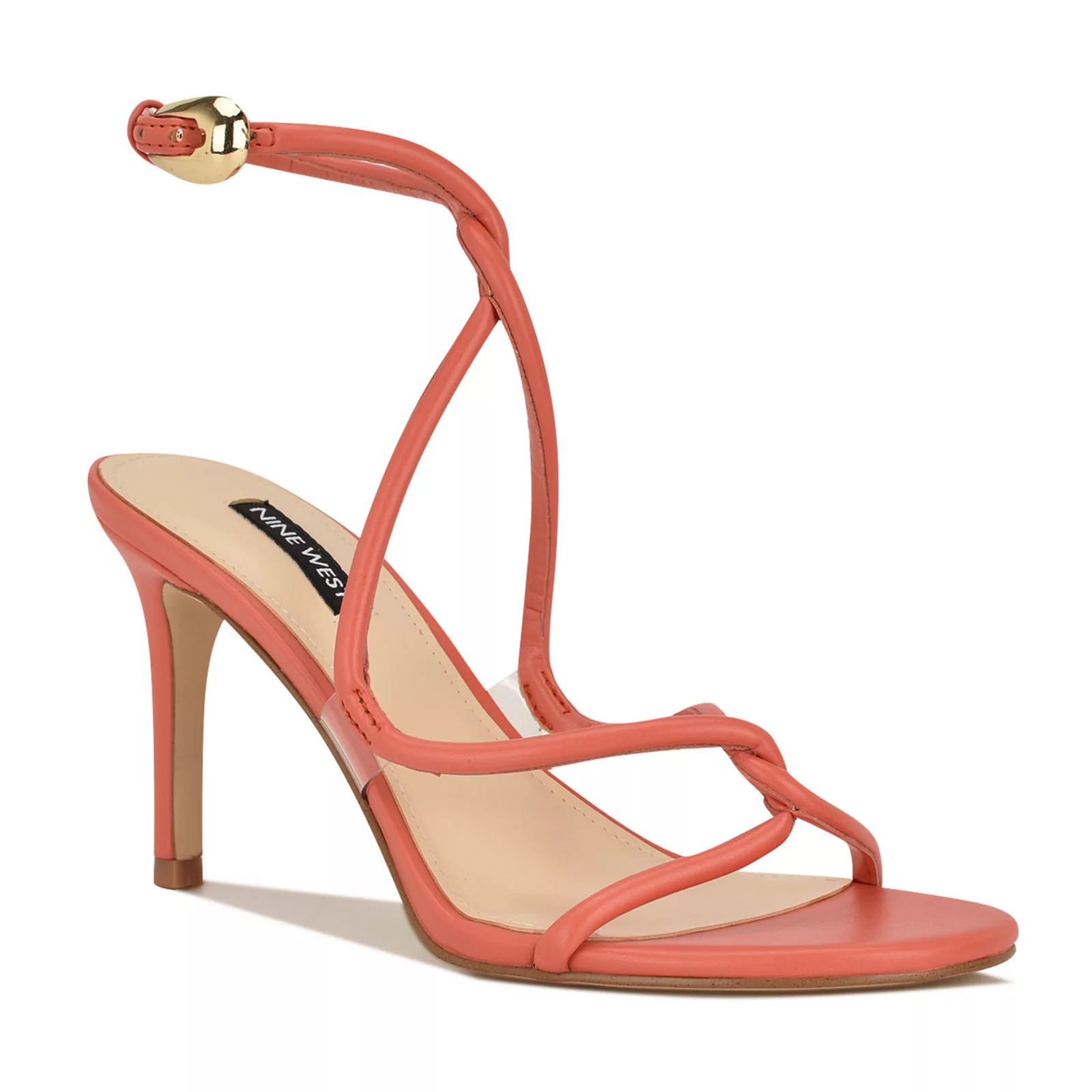 Nine West Emerila Women's Strappy Stiletto Heels, Size: 9.5, Pink Clear | Kohl's