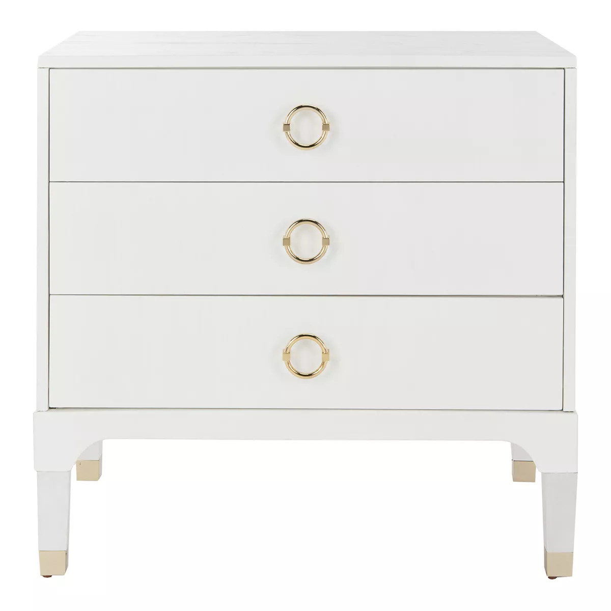 Safavieh Lorna 3-Drawer Contemporary Nightstand | Kohl's