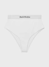 White Ribbed Jersey Brief – Angelina | 4th & Reckless