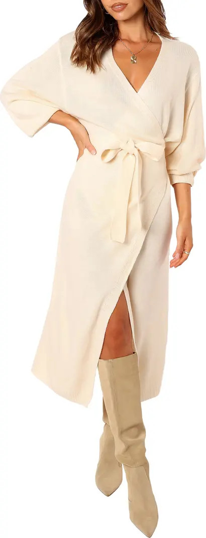 Nova Long Sleeve Maxi Wrap Dress | Nordstrom