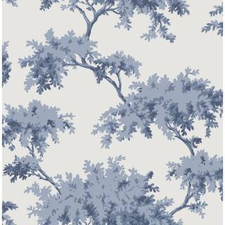 NuWallpaper Denim Alder Matte Vinyl Peel and Stick Wallpaper NUS4472 - The Home Depot | The Home Depot