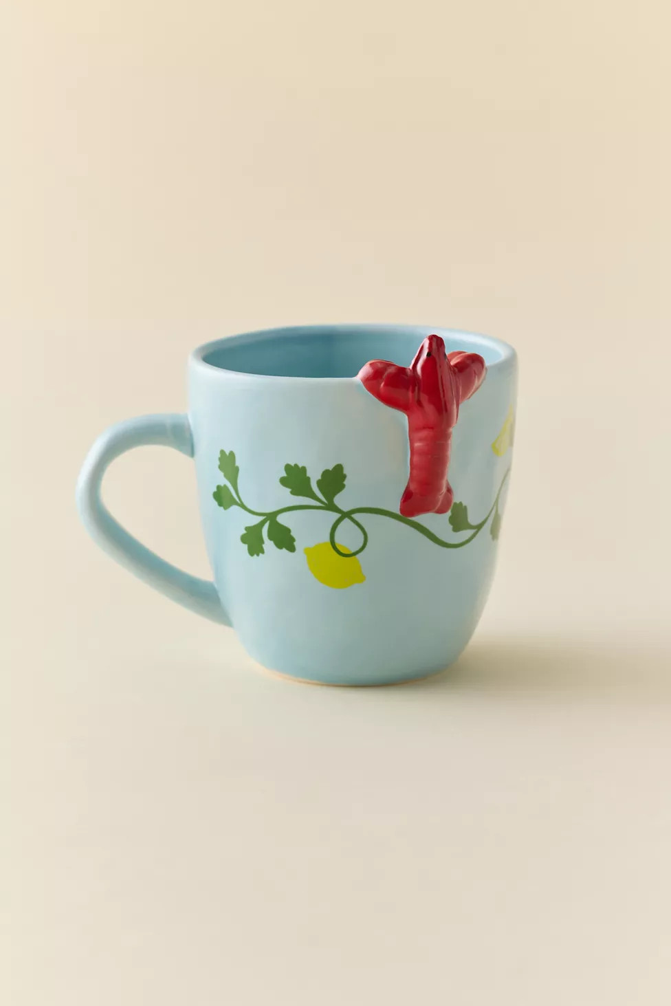 Hanging Lobster Ceramic Mug | Urban Outfitters (US and RoW)