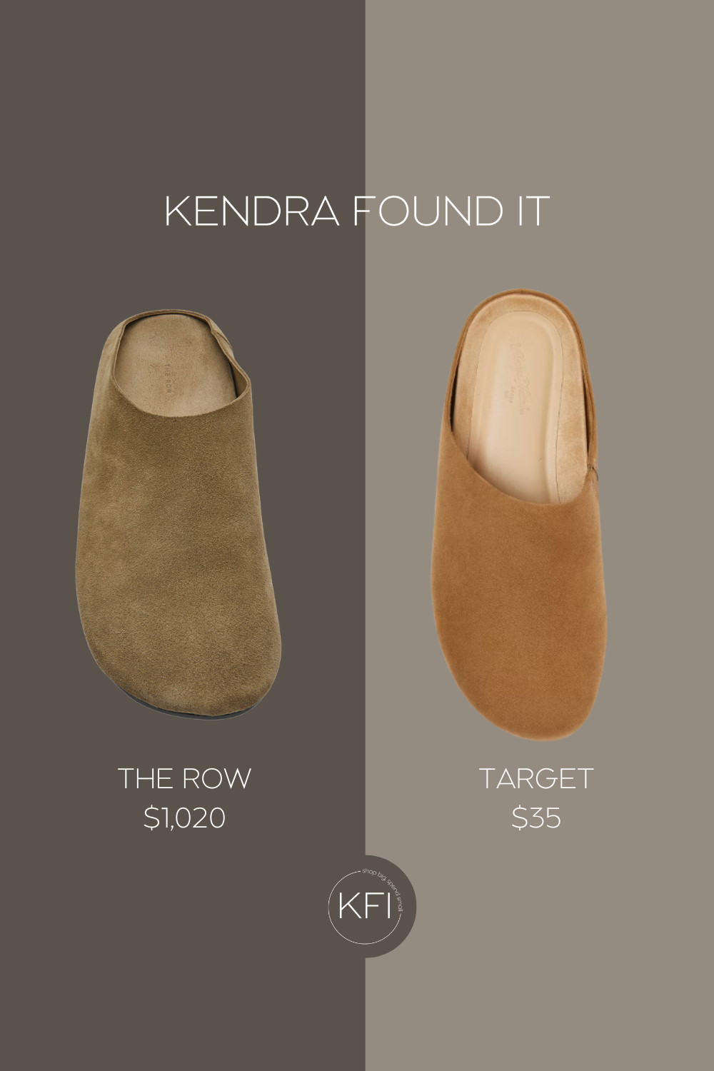 I just found such a good The Row Hudson Mule dupe and the price difference is wild. The original runs around $1,020, and this Target version is just $35 🙌 The soft suede look, minimalist silhouette, and effortless slip-on design give you that same understated, quiet luxury vibe without the splurge. They’re perfect with relaxed denim, trousers, or a simple knit dress — such an easy, elevated shoe you’ll reach for constantly. Linked both here. 

 #LTKootd #LTKmomlife #LTKOver40