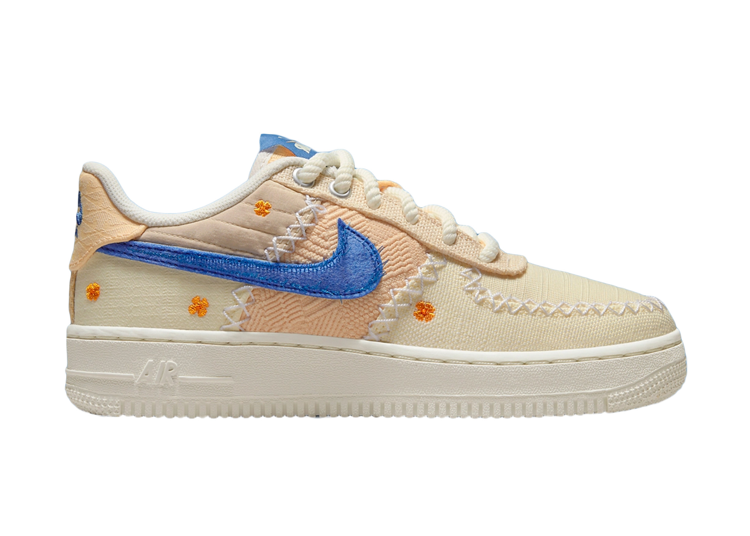 Nike Air Force 1 Low 40th Anniversary Edition LA Flea Sneakers in Sail/Coconut Milk/Royal Blue | StockX